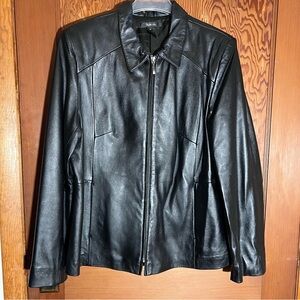 Women’s Black Leather Jacket